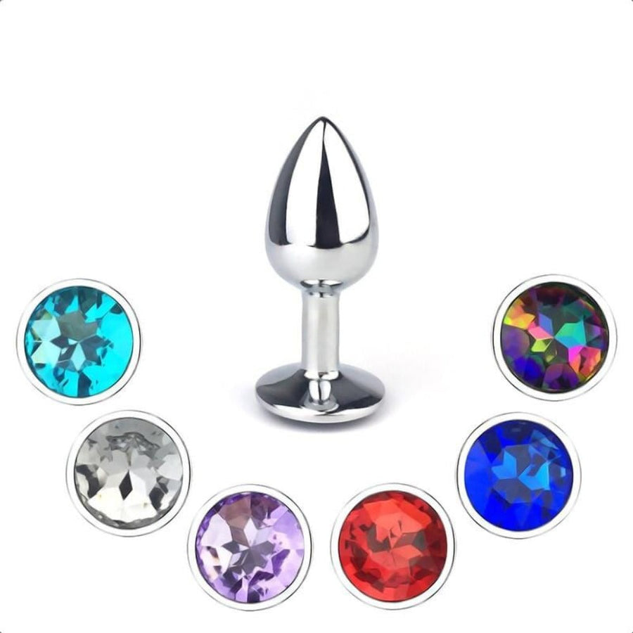 Stainless Steel Butt Plug 2.87 Inches Long BDSM product view