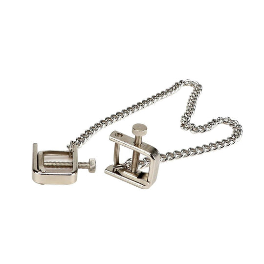 BDSM Metal Chain Adjustable Nipple Clamp product view