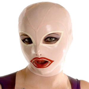 Mysterious Female Latex Mask BDSM