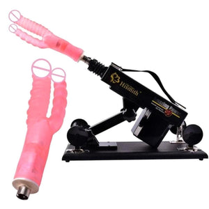 Machine de baise DP rétractable BDSM