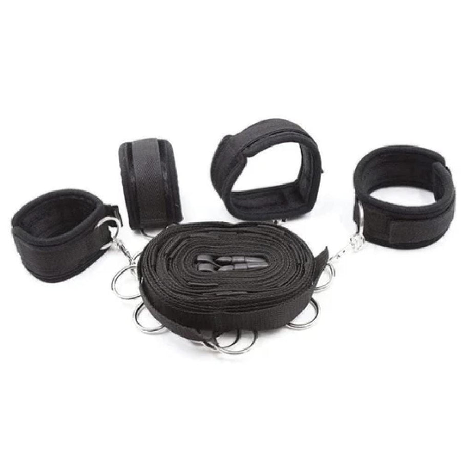 6-Piece Nylon Bondage Set product view