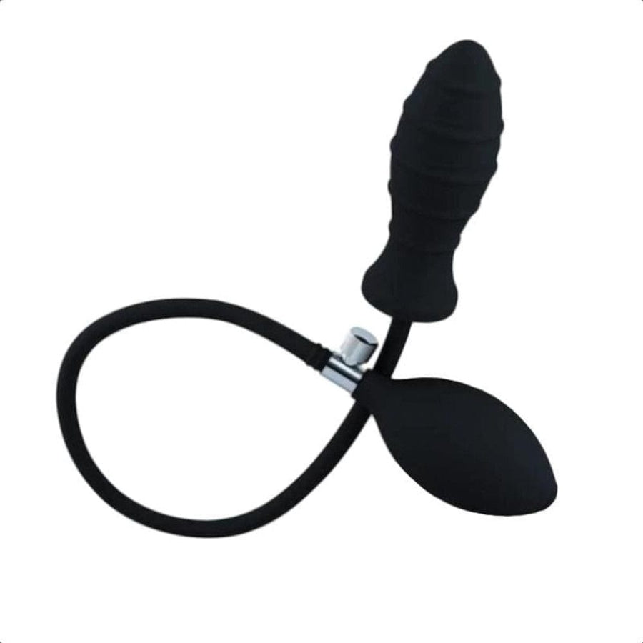 Twirling Torpedo Inflatable Butt Plug BDSM product view