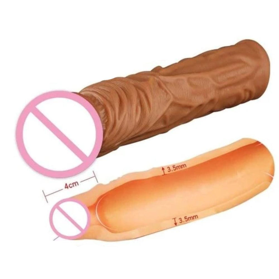Bigger Fantasies Penis Enlarger Sleeve BDSM, gallery view 5