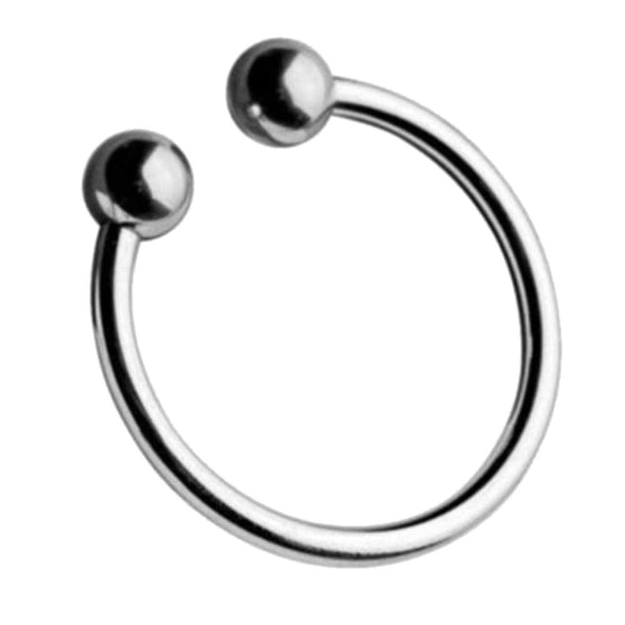 Dual Beads Stainless Steel Glans Ring BDSM, gallery view 2