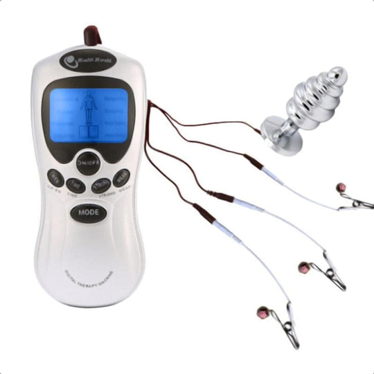 BDSM Shock Play Electric Nipple Clamps product view