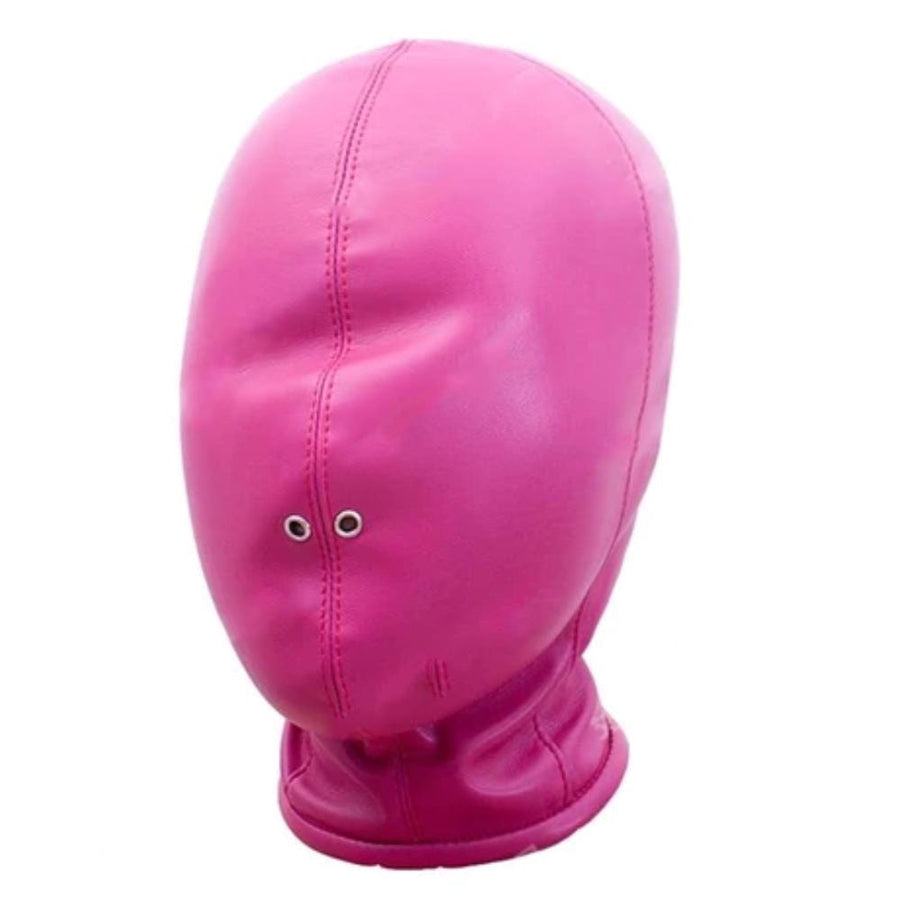Pink Bondage Hood product view