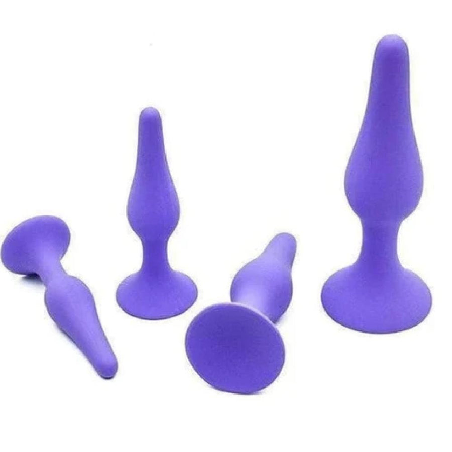 Silicone Butt Plug 4pcs Training Kit BDSM, gallery view 2