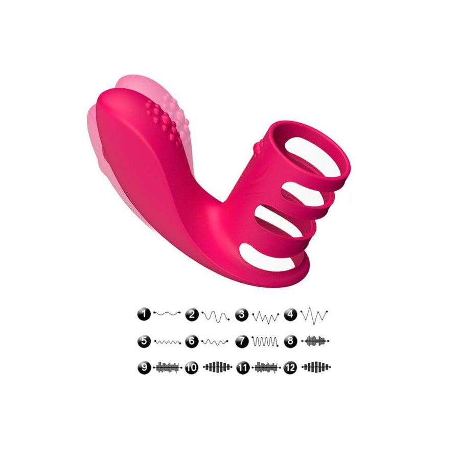 USB Rechargeable Remote Cock Ring BDSM product view