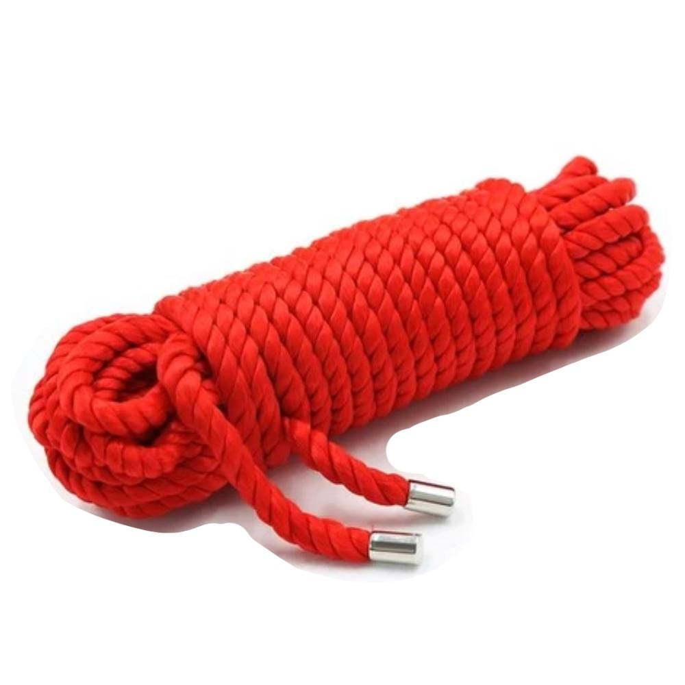 Kinky Slave Silk Rope Restraints BDSM
