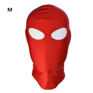 Dehnbare rote Spandex-Maske BDSM