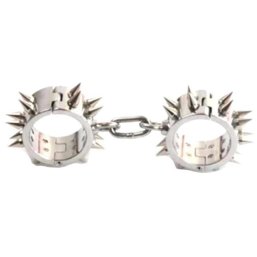 BDSM Spiked Heavy Duty BDSM Shackles, gallery view 5