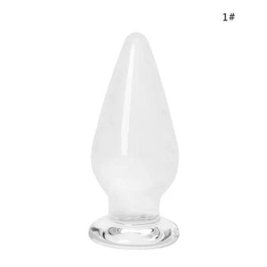 7 Styles Crystal Glass Stimulator Plug bdsm