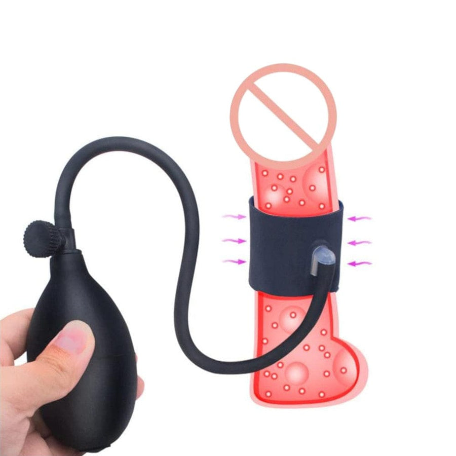 Inflatable Cock Ring Penile Massage BDSM, gallery view 8