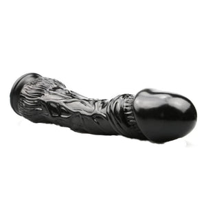 Füttere deine hungrige Muschi, 10 Zoll großer Silikondildo, BDSM