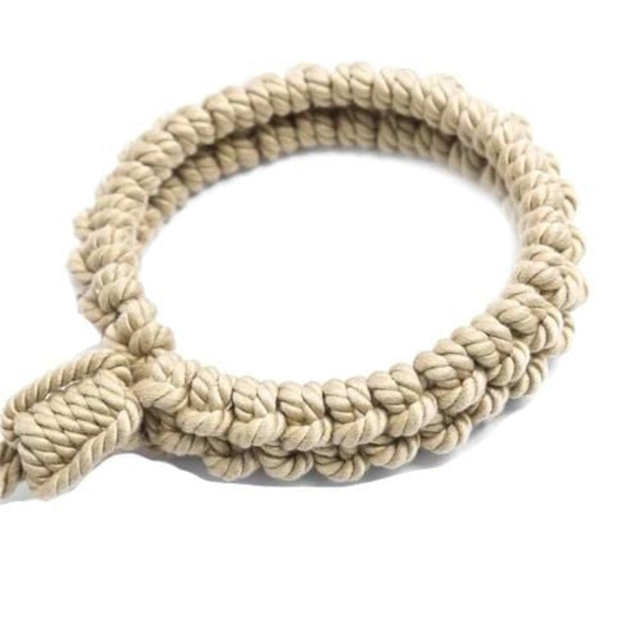 Natural Cotton Rope Bondage Collar, gallery view 4