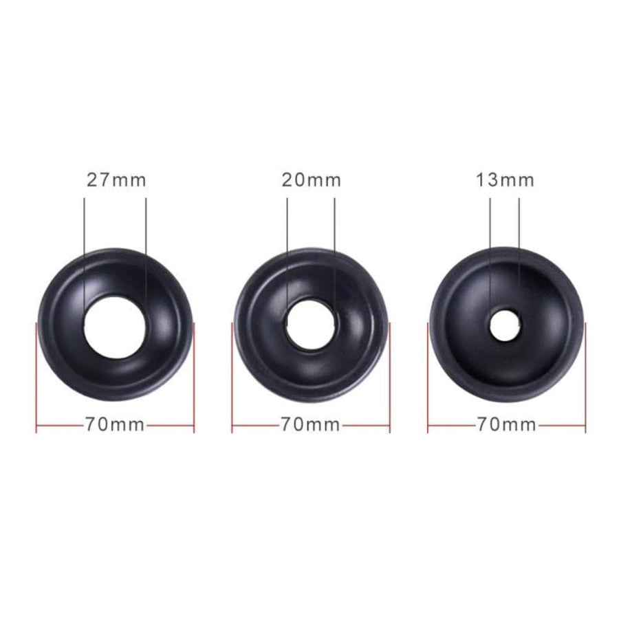Airtight Seal Penis Pump Sleeves 3pcs Set BDSM, gallery view 6