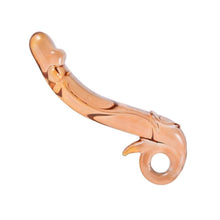 Load image into Gallery viewer, Golden Dragon Glass Dildo BDSM
