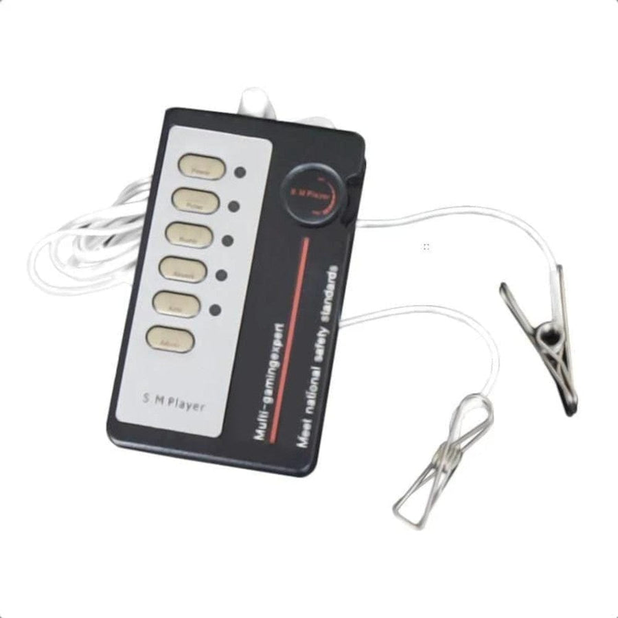 BDSM Shock and Awe Electro Nipple Clamps Set product view