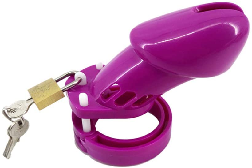 The Chick Magnet Plastic Cock Cage 3.15 inches and 3.94 inches long, gallery view 2