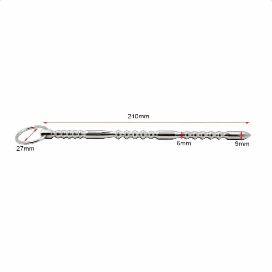 Large Beaded Urethral Sound BDSM, gallery view 6