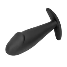 Load image into Gallery viewer, Cute Black Dick Beginner Butt Plug 3.94 Inches Long BDSM
