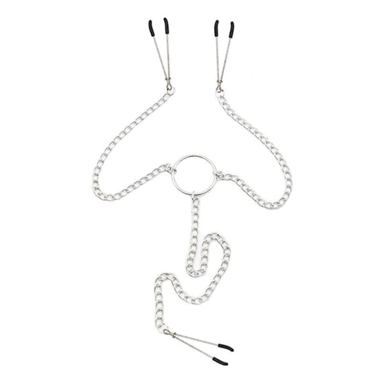 BDSM Pure Torture Nipple and Clit Clamps product view