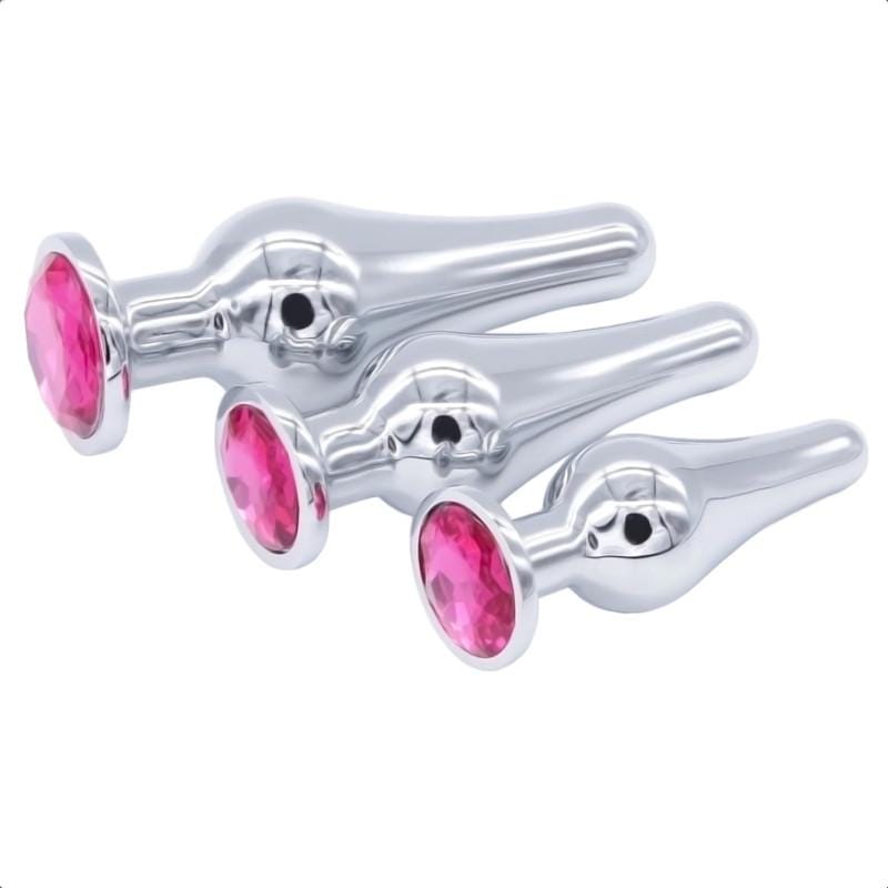 Rectal Dilator Butt Plug Kit 3pcs BDSM product view