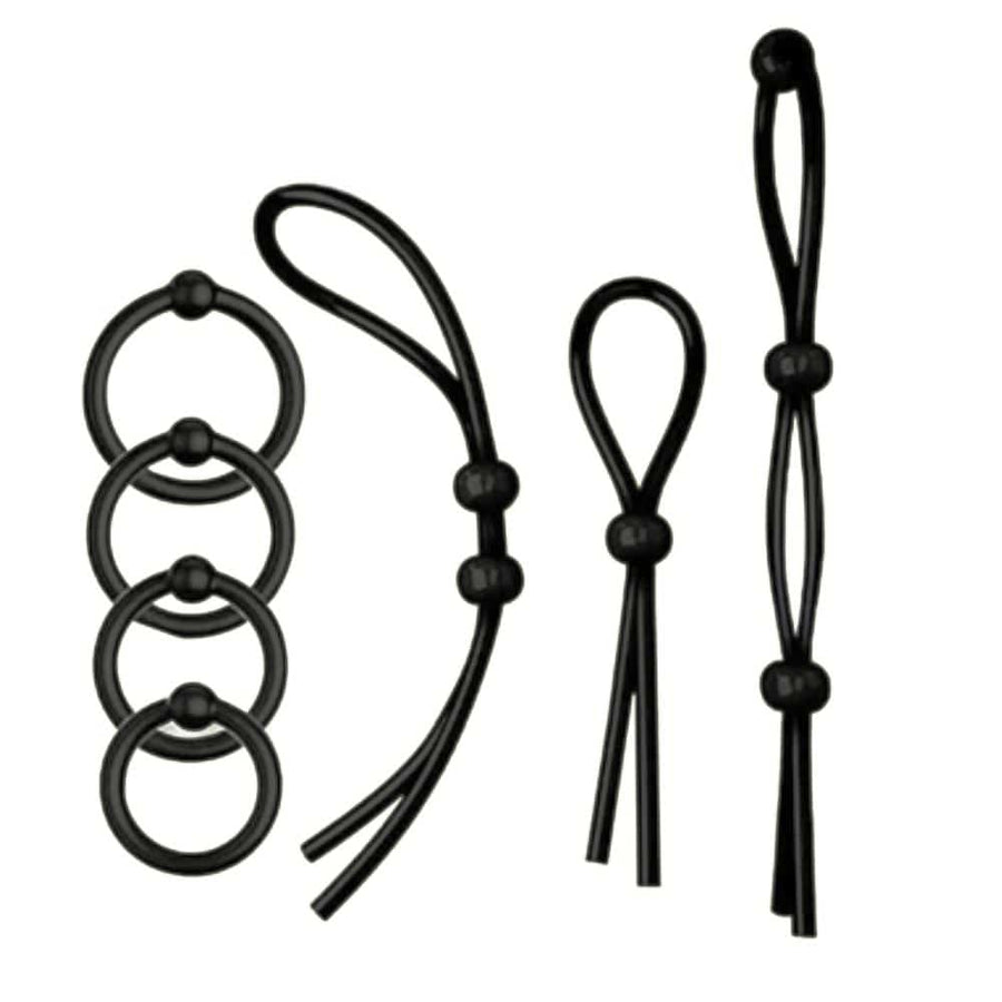 Delay Ejaculation Cock Ring Set BDSM product view