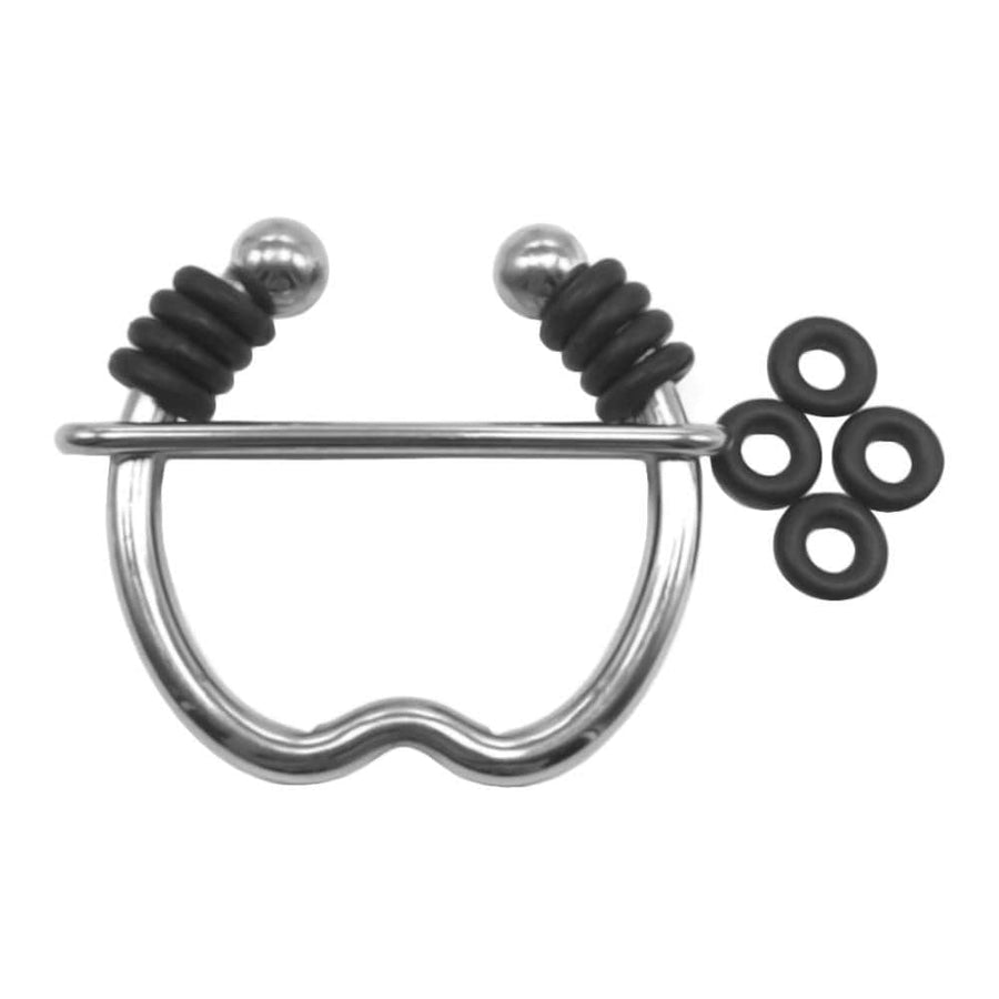 Adjustable Bondage Stainless Steel Cock Ring, gallery view 5