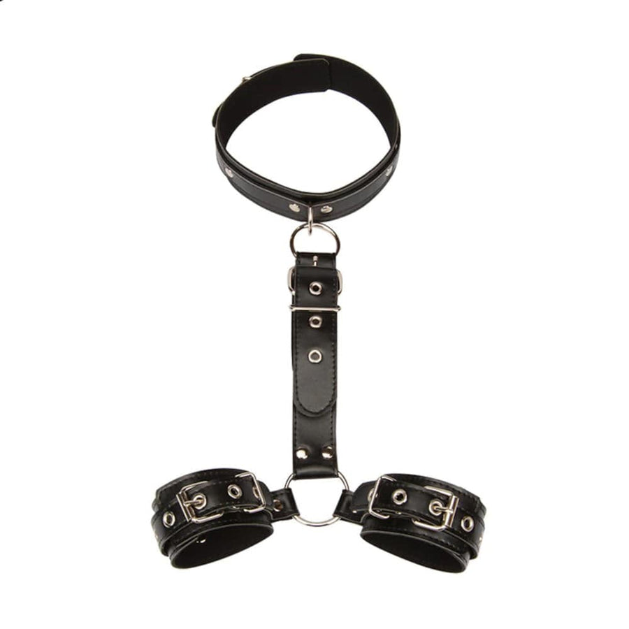 Total Domination Leather Sex Cuffs BDSM, gallery view 2