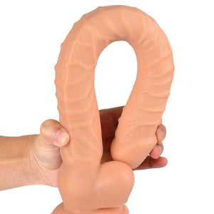 Super langer, 16 Zoll großer, realistischer Dildo mit Saugnapf für BDSM