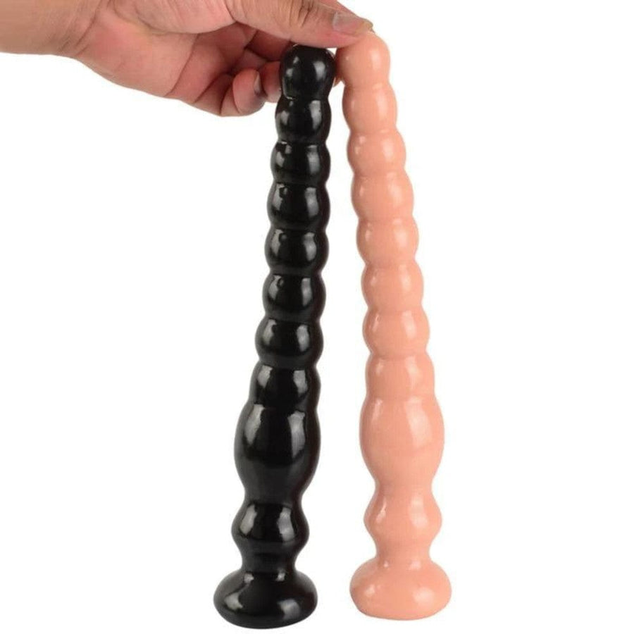 Super Soft 10 Inch Beaded Dildo BDSM, gallery view 2