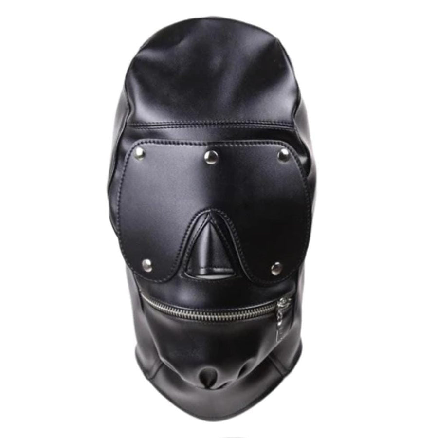 BDSM Slave's Black Zipper Mask product view