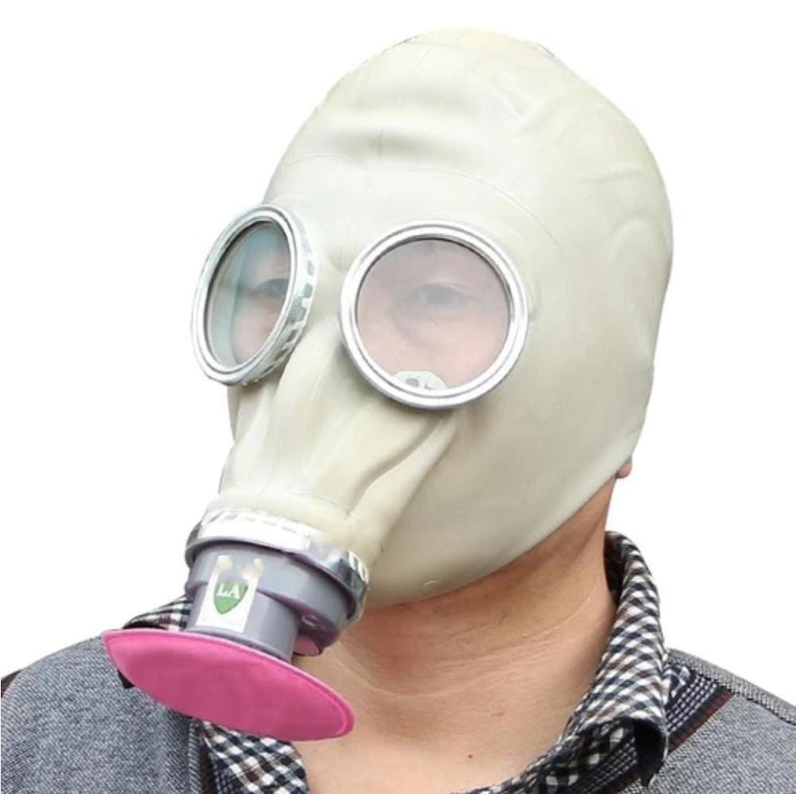 Full Face Rubber Gas Mask BDSM product view