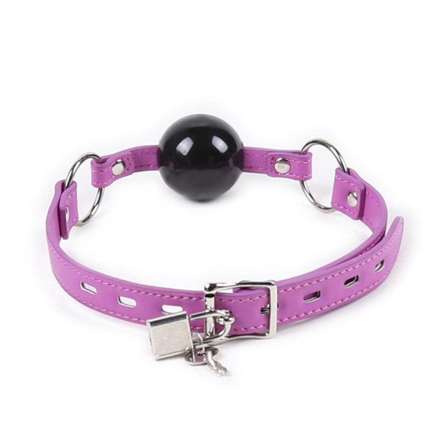 Stay Silent Locking Ball Gag BDSM, gallery view 3