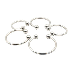 Beginner-Friendly Stainless Glans Ring BDSM