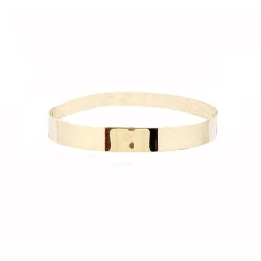Mirror Finish Gold Metal Collar product view