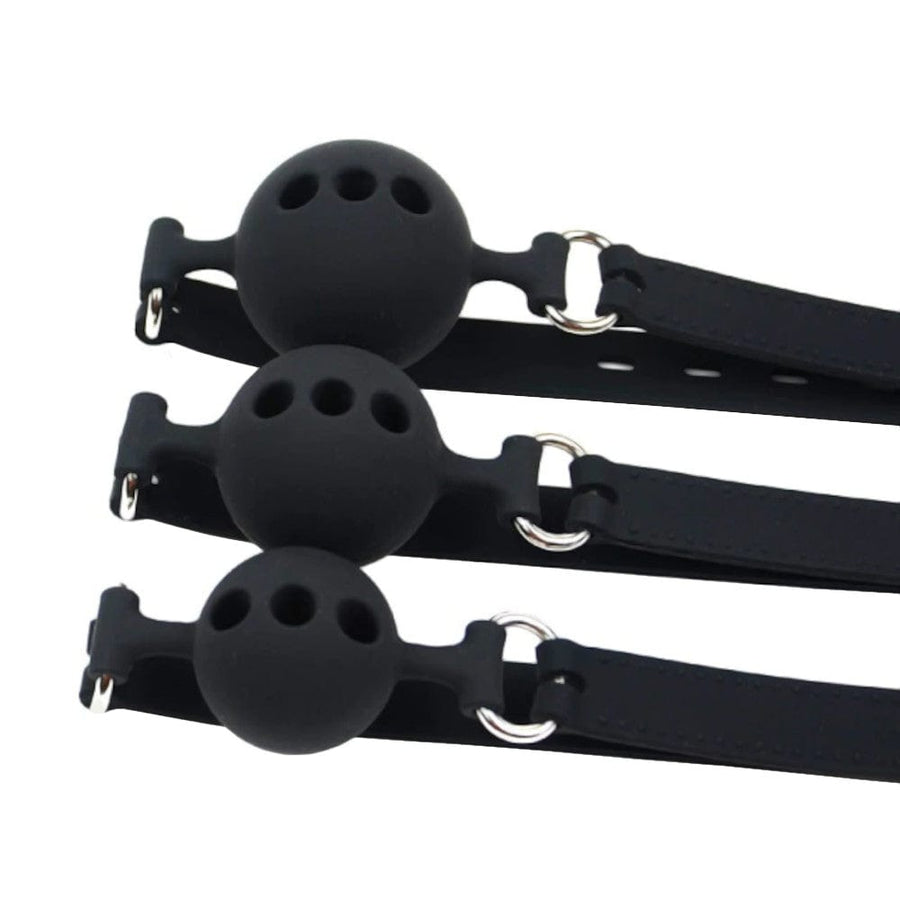 All Silicone Breathable Ball Gag BDSM, gallery view 5
