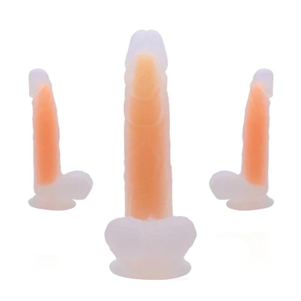 Luminous Jelly 7 Inch Glow in the Dark Dildos BDSM