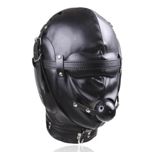 Leather Sensory Deprivation Mask BDSM