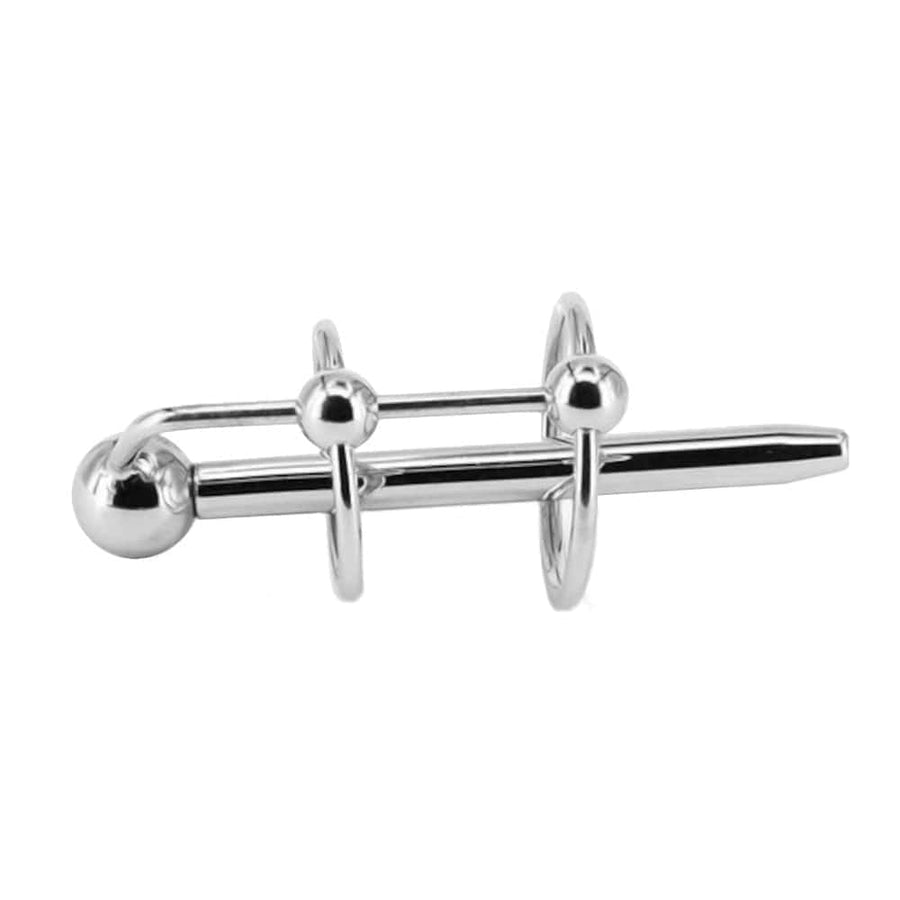 Double Ring Hollow Prince Albert Wand BDSM, gallery view 3