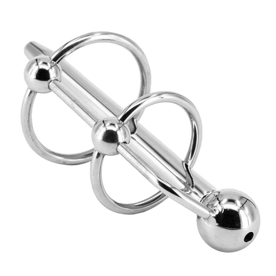 Double Ring Hollow Prince Albert Wand BDSM, gallery view 5