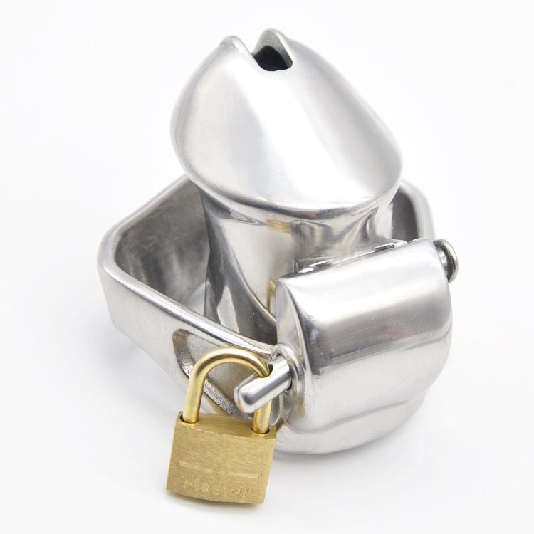 Double Lock Sissy Chastity Cage size guide, gallery view 5