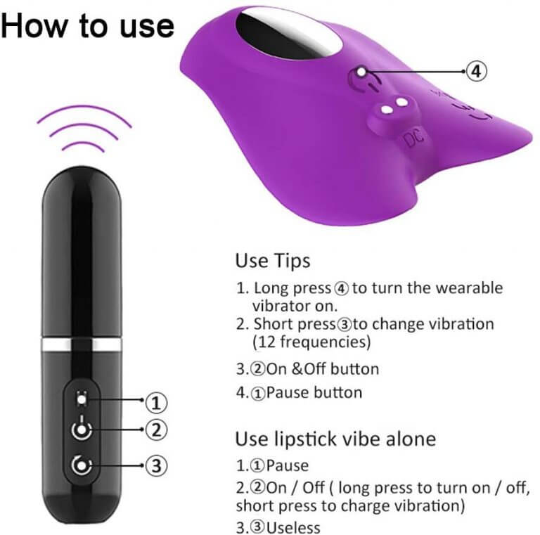 Vibromasseur distance 2 en 1 pour culotte sissyloving Vibromasseur distance 2 en 1 pour culotte sissyloving