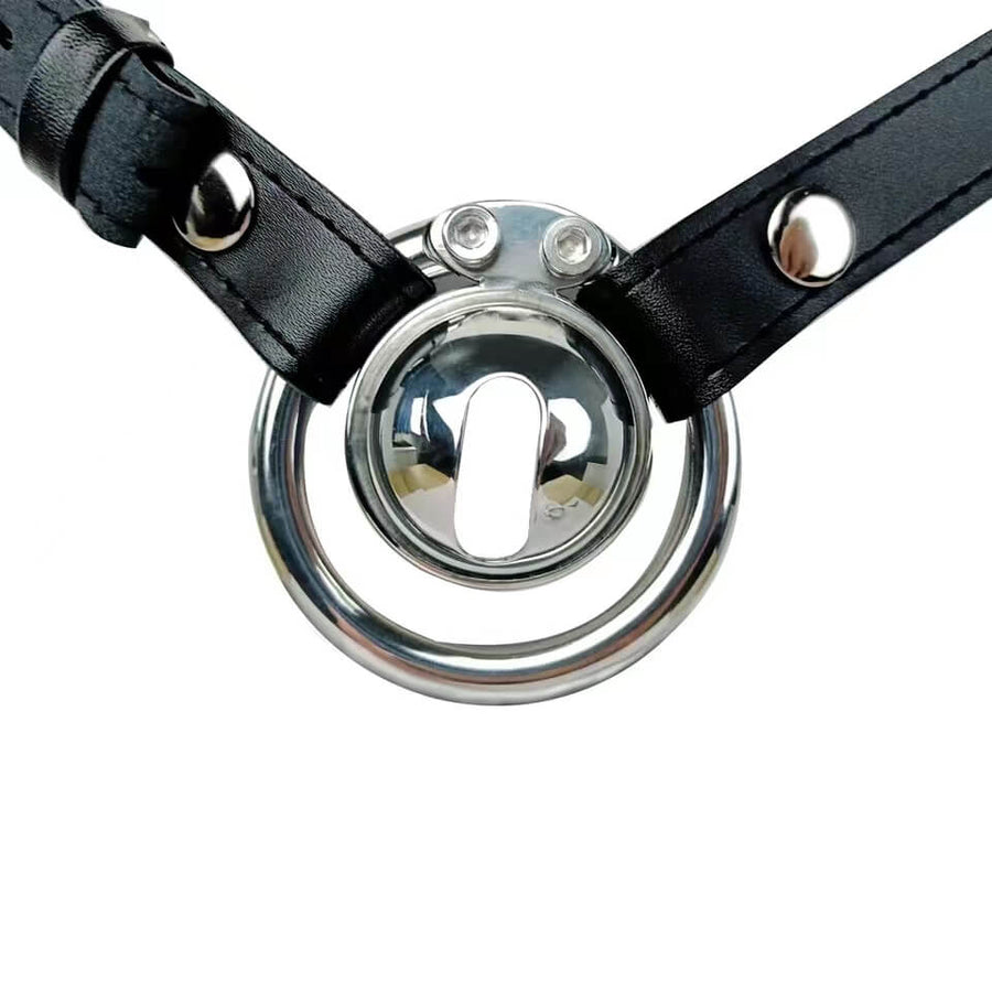MINI Anti Slip Stainless Steel Chastity Device, gallery view 5