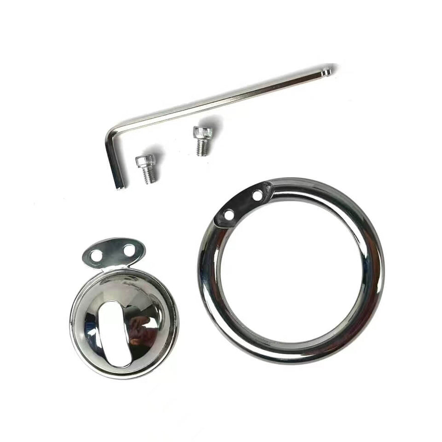 MINI Anti Slip Stainless Steel Chastity Device, gallery view 4