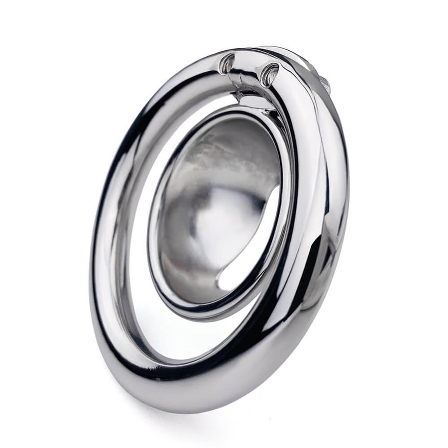 MINI Anti Slip Stainless Steel Chastity Device, gallery view 3