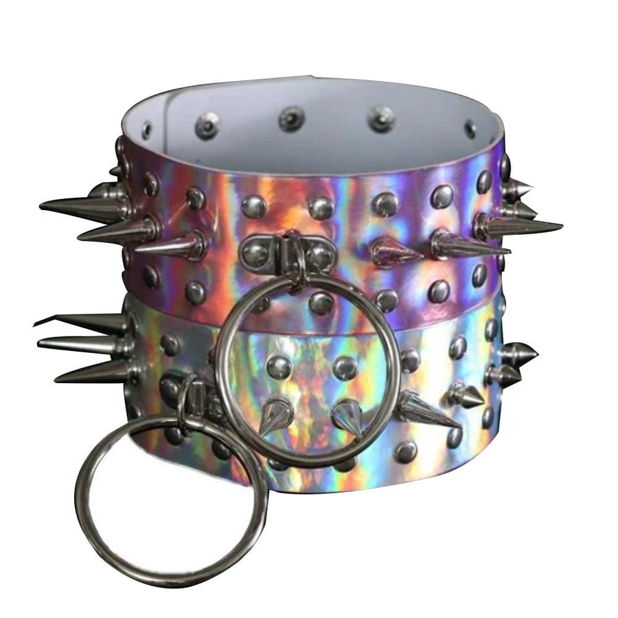 Spiked Bondage Submissive Collar, gallery view 20