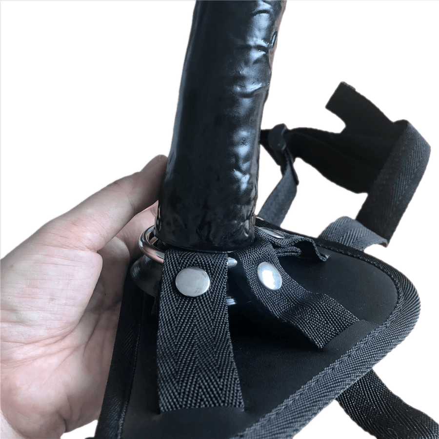 Strap On Delight Realistic Black Dildo BDSM, gallery view 6