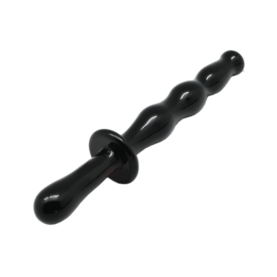 Beaded Glass of Pleasure Dildo Sword BDSM product view